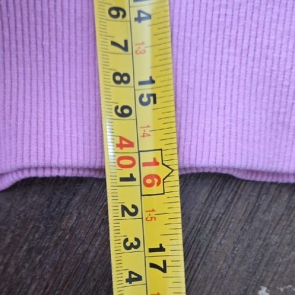 Zara Kids Pink Cropped Sweatshirt Size 13-14 - Picture 7 of 7